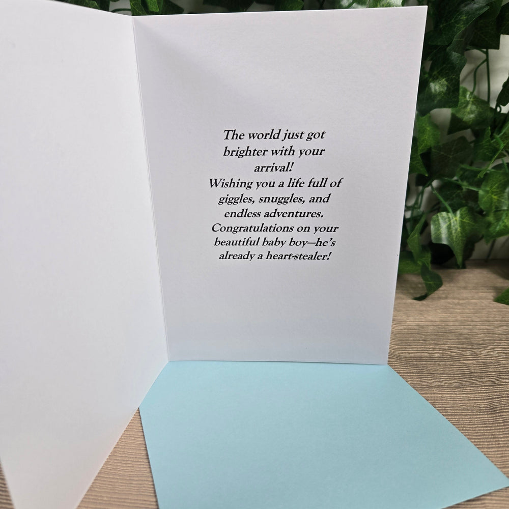 Cute New Baby Boy Card (ONLINE ORDER ONLY)