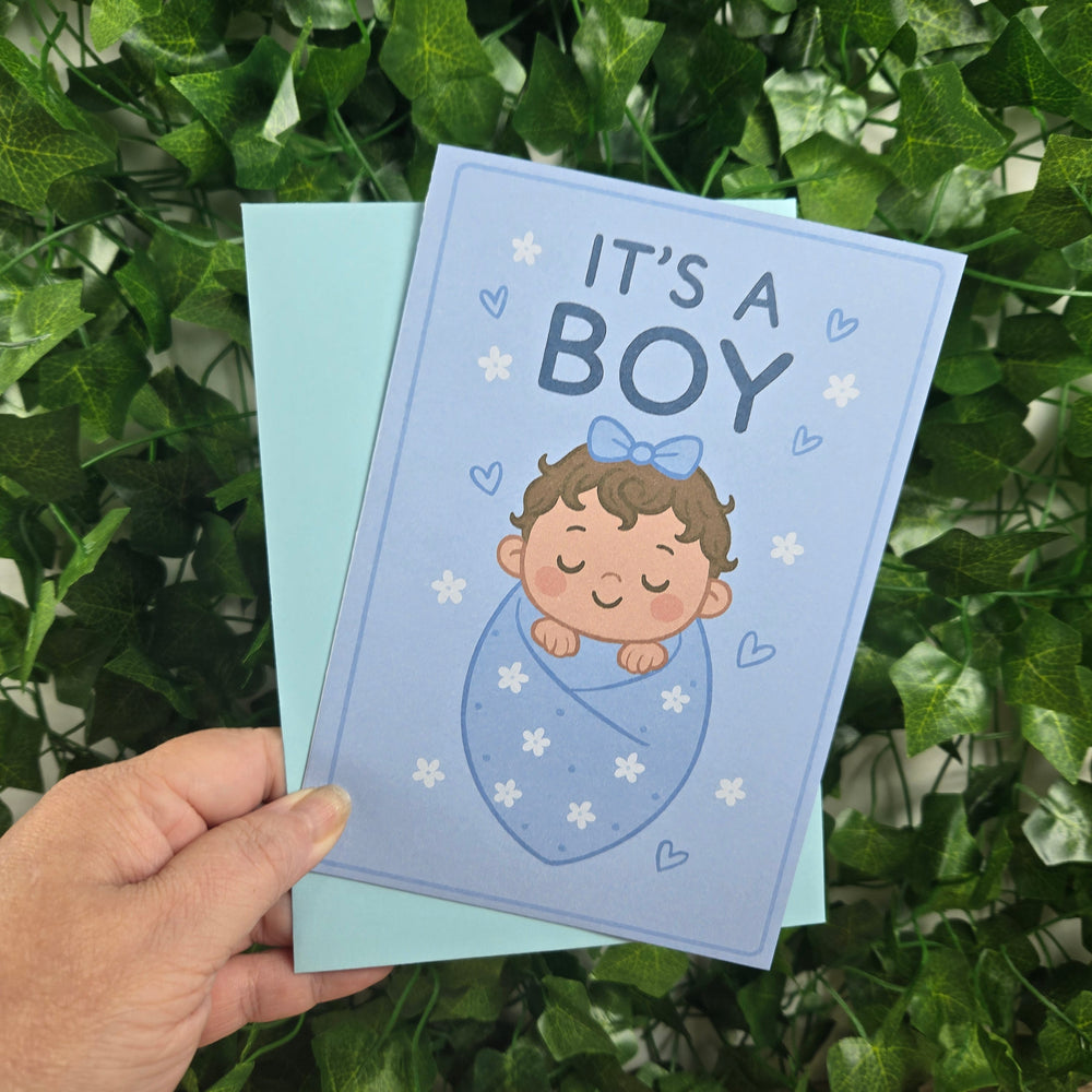 Cute New Baby Boy Card (ONLINE ORDER ONLY)