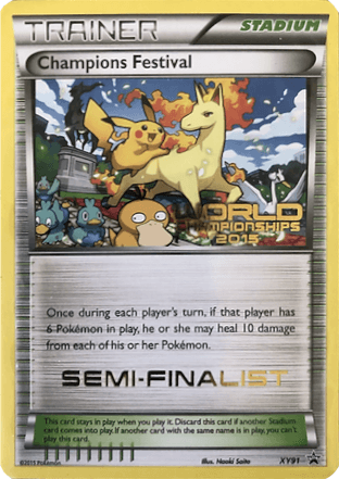 Champions Festival (XY91) (2015 Semi-Finalist) [XY: Black Star Promos] (Online Only)