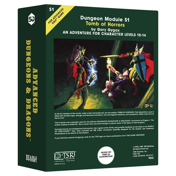Classic Module Dice Collection: Tomb of Horrors (ONLINE ORDER ONLY)