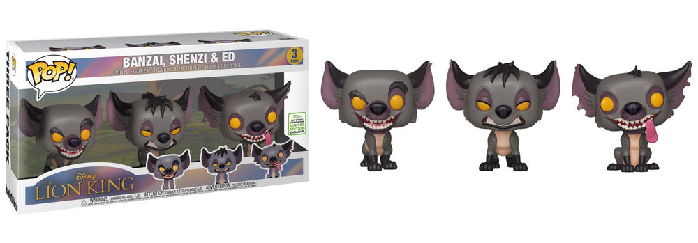 Banzai, Shenzi & Ed (The Lion King) 3-pk - 2019 Spring Convention Exclusive (Online Order Only)