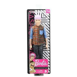 Barbie Ken Fashionistas Doll #154 with Sculpted Purple Hair (ONLINE ORDER ONLY)
