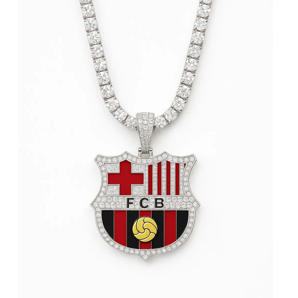 Customized Gifts Barcelona F.C. Pendant Necklace Chain for Football Fans (ONLINE ORDER ONLY)