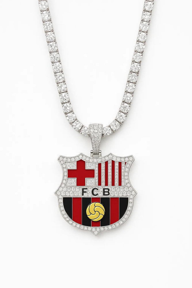 Customized Gifts Barcelona F.C. Pendant Necklace Chain for Football Fans (ONLINE ORDER ONLY)