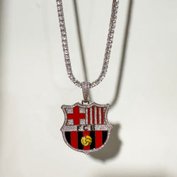 Customized Gifts Barcelona F.C. Pendant Necklace Chain for Football Fans (ONLINE ORDER ONLY)