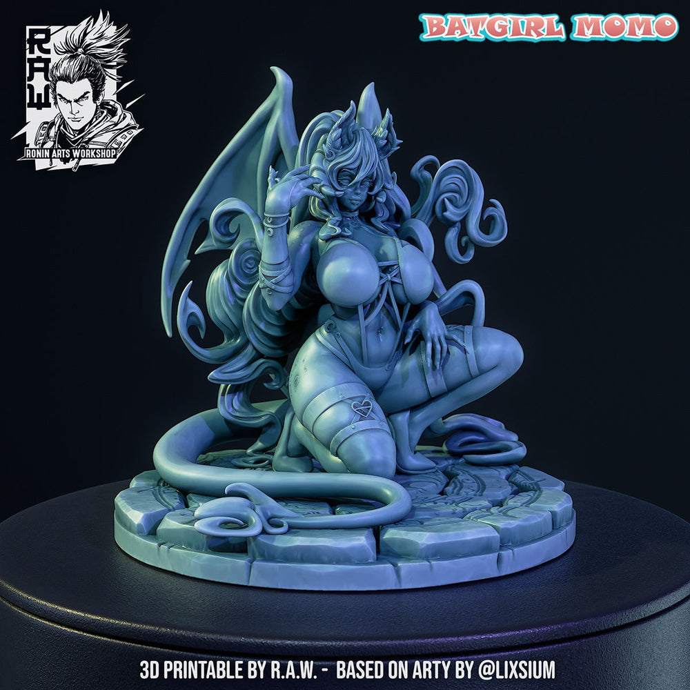 Batgirl Momo Pinup – Original Succubus Girl – 75mm & 120mm Resin Figure (ONLINE ORDER ONLY)