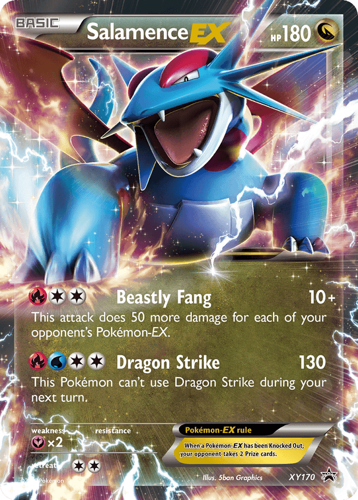 Salamence EX (XY170) [XY: Black Star Promos] (Online Only)