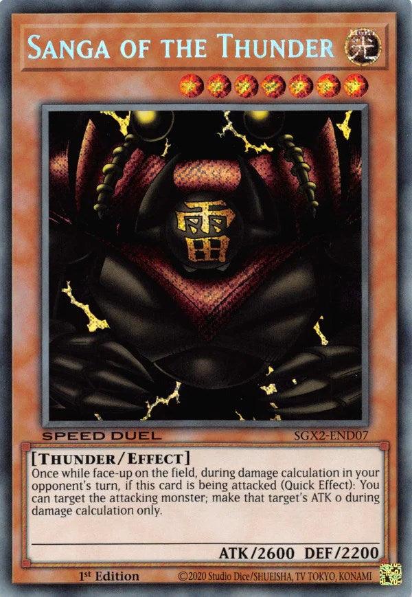 Sanga of the Thunder [SGX2-END07] Secret Rare (ONLINE ORDER ONLY)
