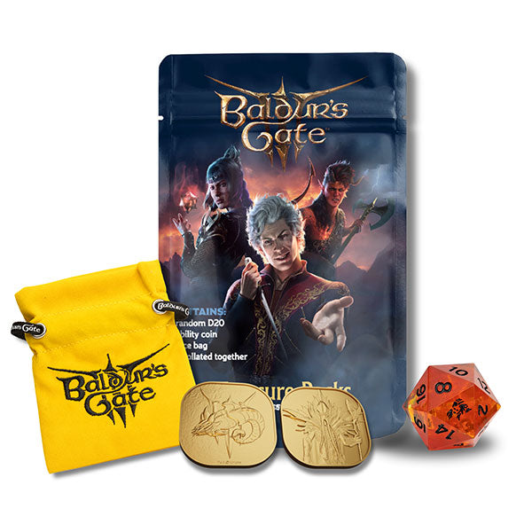 Sirius Baldur's Gate Treasure Pack Dice Set - One Pack (ONLINE ORDER ONLY)