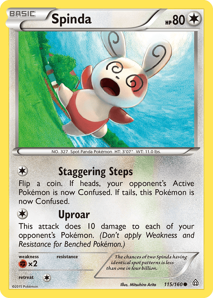 Spinda (115/160) [XY: Primal Clash] (Online Only)