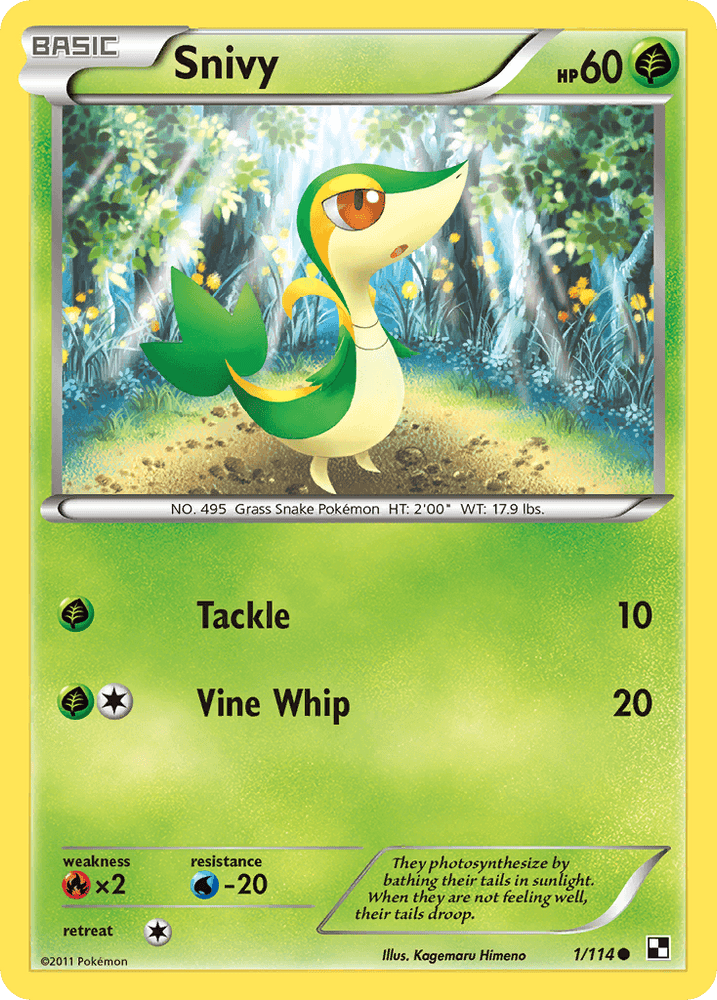 Snivy (1/114) [Black & White: Base Set] (Online Only)