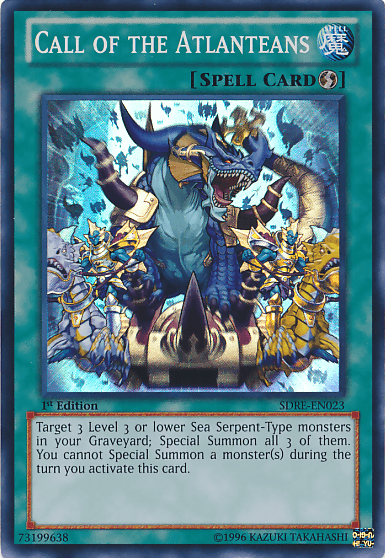 Call of the Atlanteans [SDRE-EN023] Super Rare (ONLINE ORDER ONLY)