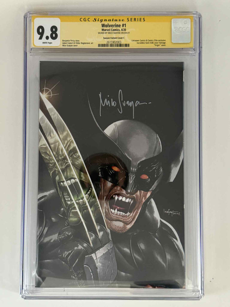 [Signed by Mico Suayan] Wolverine #1 CGC 9.8 Yellow Label Suayan Exclusive Virgin Var (ONLINE ORDER ONLY)