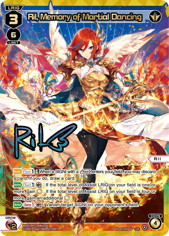 Ril, Memory of Martial Dancing (WXDi-P07-008U[EN]) [Welcome Back Diva -Lostorage-]