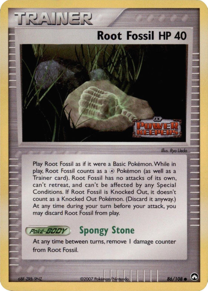 Root Fossil (86/108) (Stamped) [EX: Power Keepers] (Online Only)