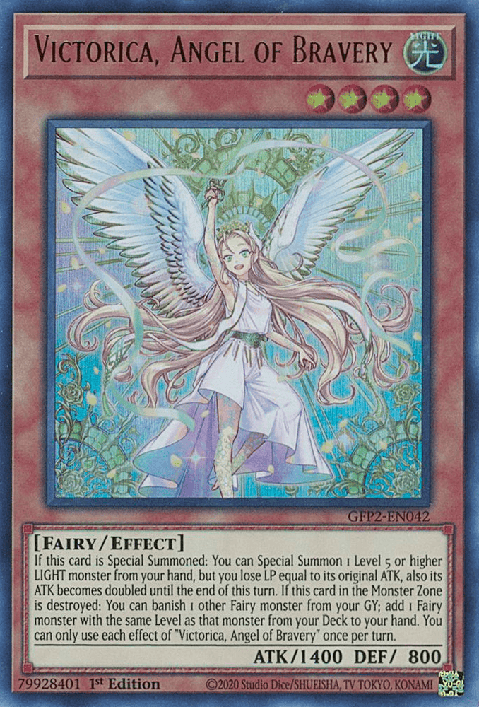 Victorica, Angel of Bravery [GFP2-EN042] Ultra Rare (ONLINE ORDER ONLY)