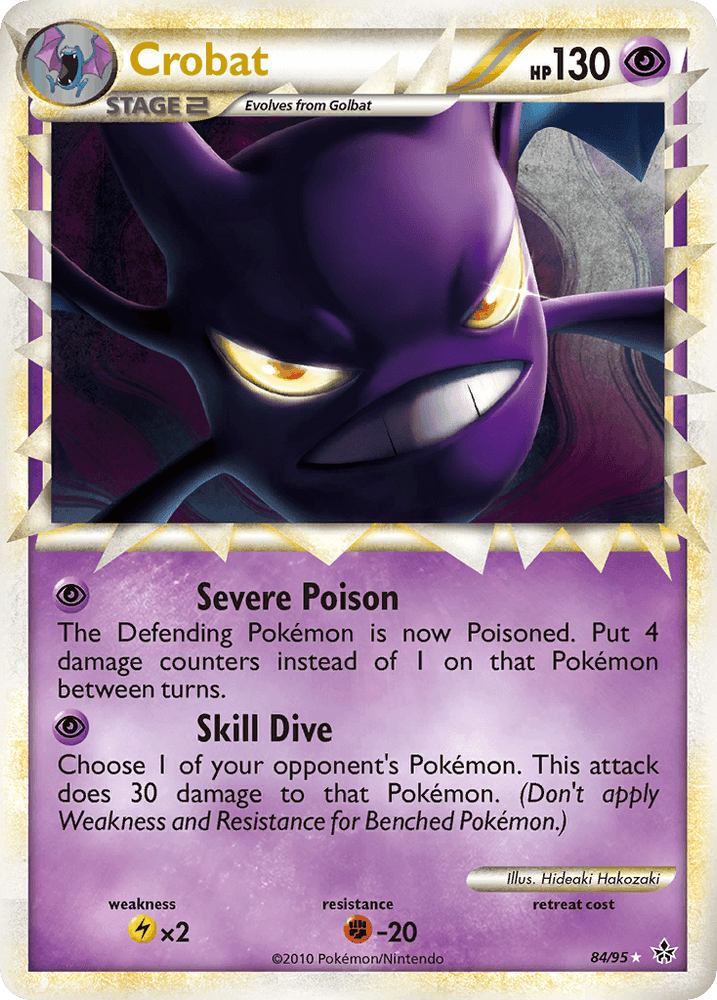 Crobat (84/95) [HeartGold & SoulSilver: Unleashed] (Online Only)