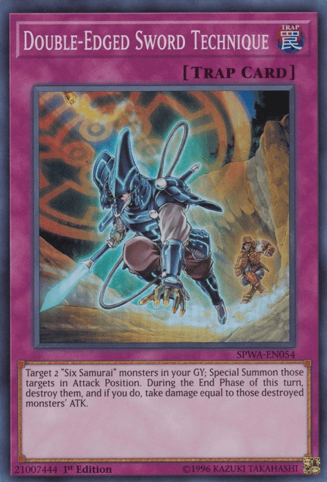 Double-Edged Sword Technique [SPWA-EN054] Super Rare (ONLINE ORDER ONLY)
