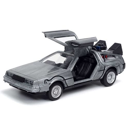 Back to the Future die-cast 1:32 scale "Hollywood Rides" DeLorean Time Machine (ONLINE ORDER ONLY)