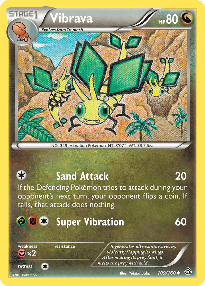 Vibrava (109/160) [XY: Primal Clash] (Online Only)