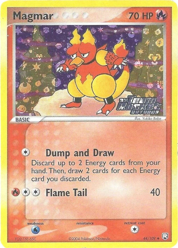 Magmar (44/109) (Stamped) [EX: Team Rocket Returns] (Online Only)