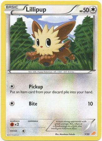 Lillipup (1/30) [Black & White: Trainer Kit - Excadrill] (Online Only)