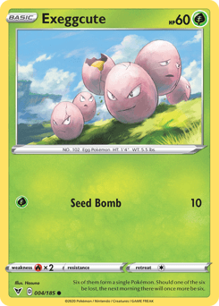Exeggcute (004/185) [Sword & Shield: Vivid Voltage] (Online Only)