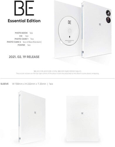 BTS - Be (Essential Edition)(Poster, Photo Book, Photos) [CD] (ONLINE ORDER ONLY)