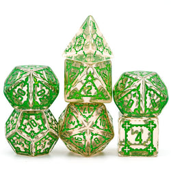 (Green) Huge Castle Dice (D6:25mm) 7-Dice (Online Only)
