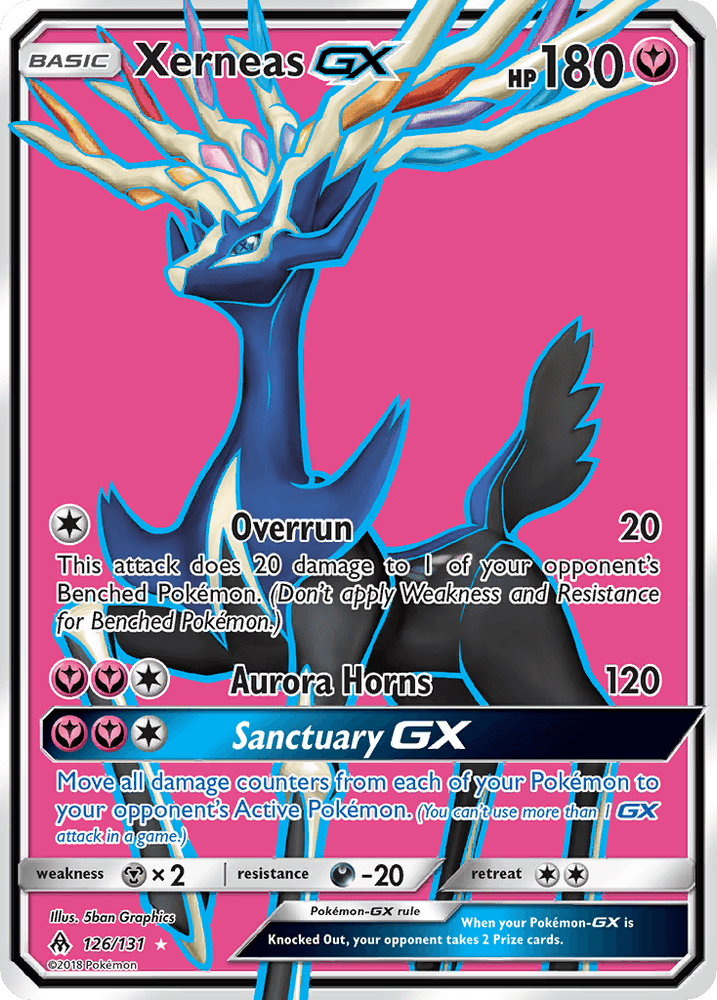 Xerneas GX (126/131) [Sun & Moon: Forbidden Light] (Online Only)