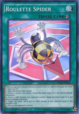 Roulette Spider [DRL2-EN014] Super Rare (ONLINE ORDER ONLY)