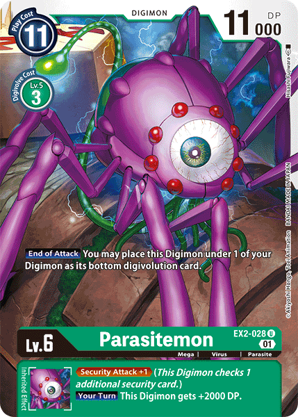 Parasitemon [EX2-028] [Digital Hazard] (ONLINE ORDER ONLY)