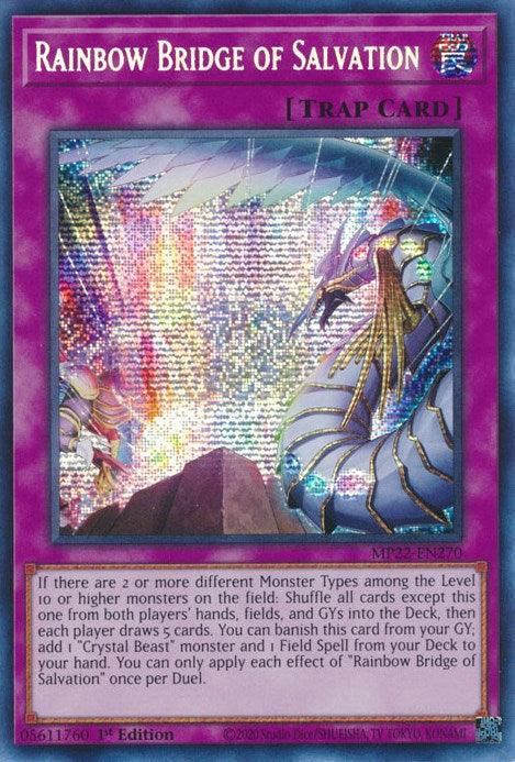 Rainbow Bridge of Salvation [MP22-EN270] Prismatic Secret Rare (ONLINE ORDER ONLY)