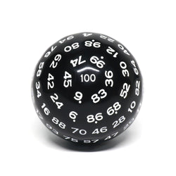 D100-Black Opaque w/white Numbers (Online Only)