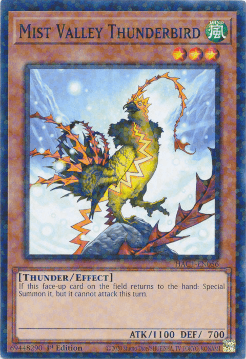 Mist Valley Thunderbird (Duel Terminal) [HAC1-EN056] Common (ONLINE ORDER ONLY)