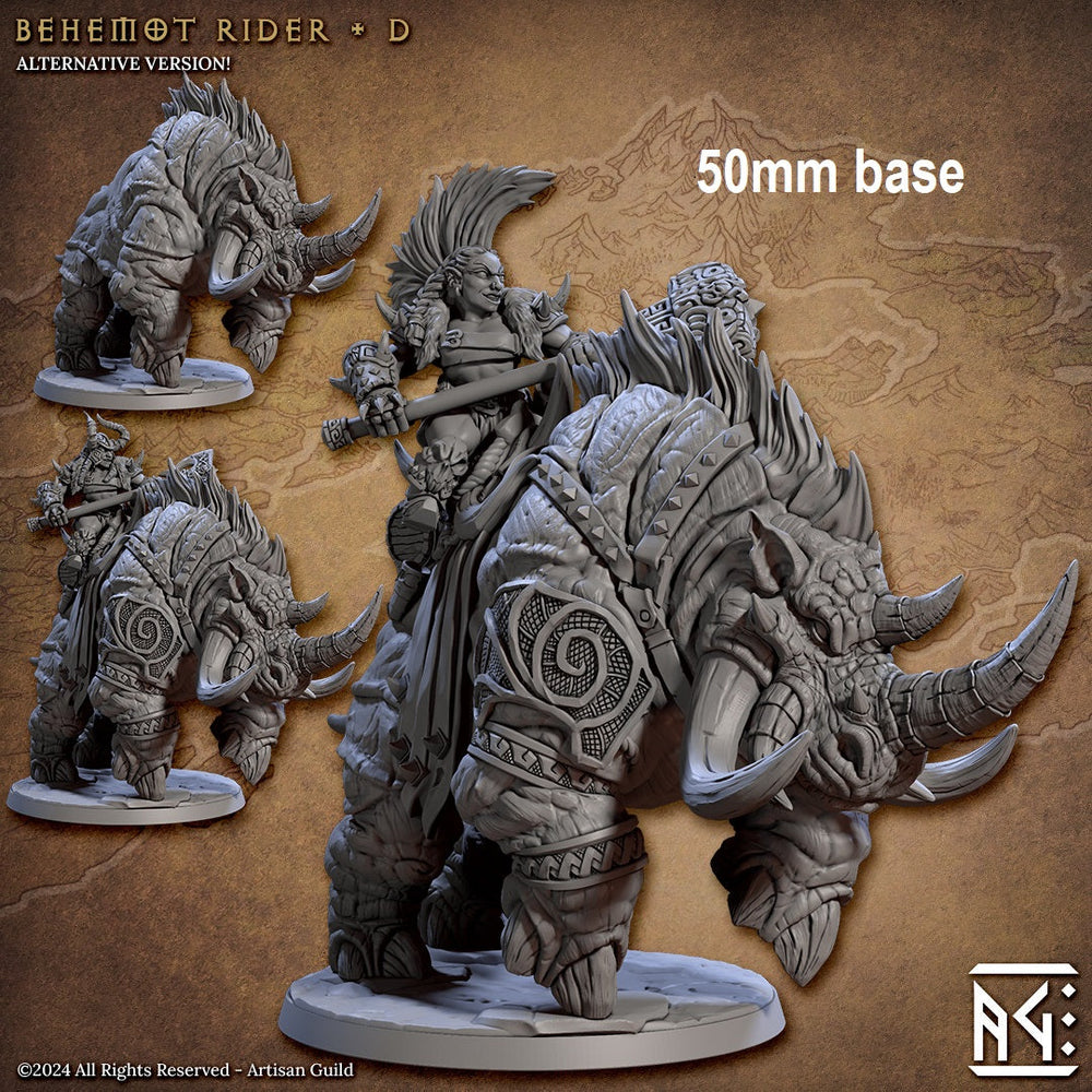 Behemot Rider (Base Sculpt D) (Online Only)