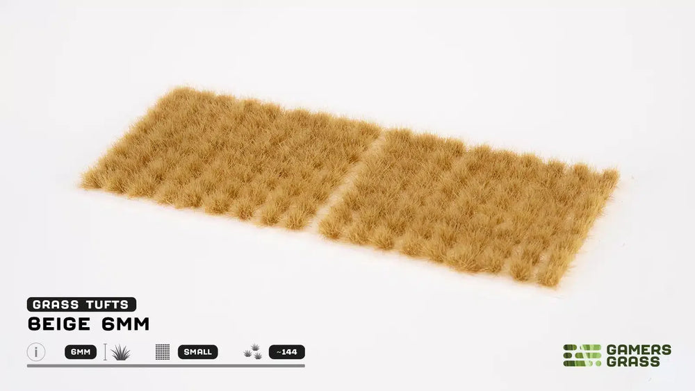 Gamers Grass | Grass Tuft | Small 6mm | Beige (ONLINE ORDER ONLY)
