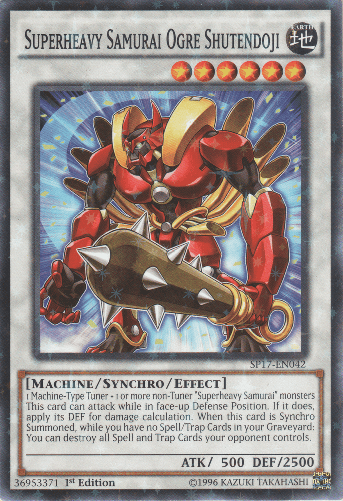 Superheavy Samurai Ogre Shutendoji [SP17-EN042] Starfoil Rare (ONLINE ORDER ONLY)