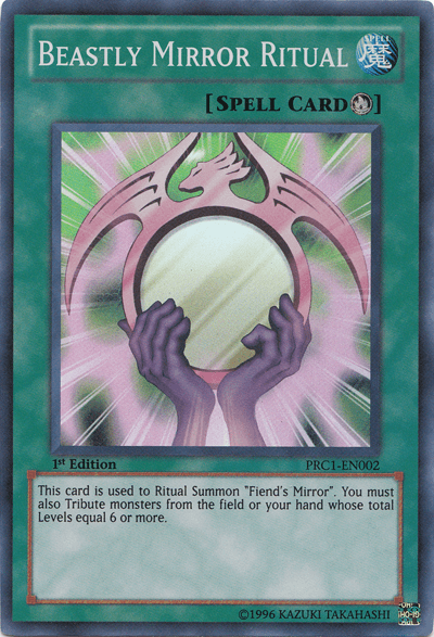 Beastly Mirror Ritual [PRC1-EN002] Super Rare (ONLINE ORDER ONLY)