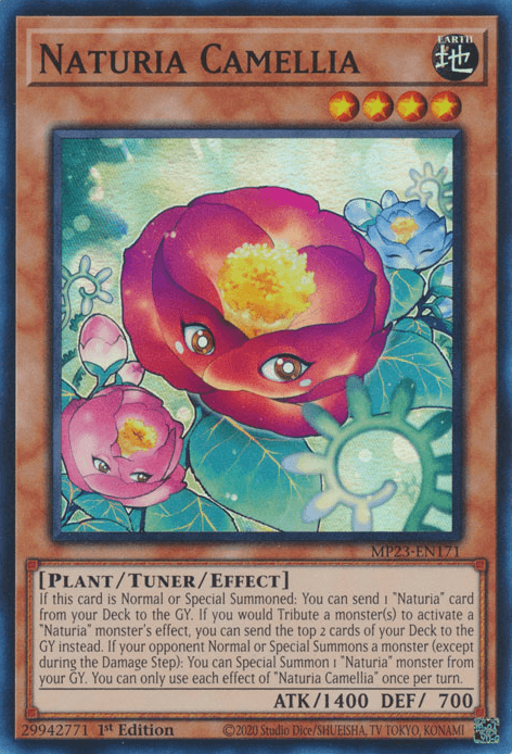 Naturia Camellia [MP23-EN171] Super Rare (ONLINE ORDER ONLY)