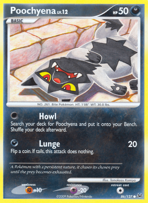 Poochyena (86/127) [Platinum: Base Set] (Online Only)