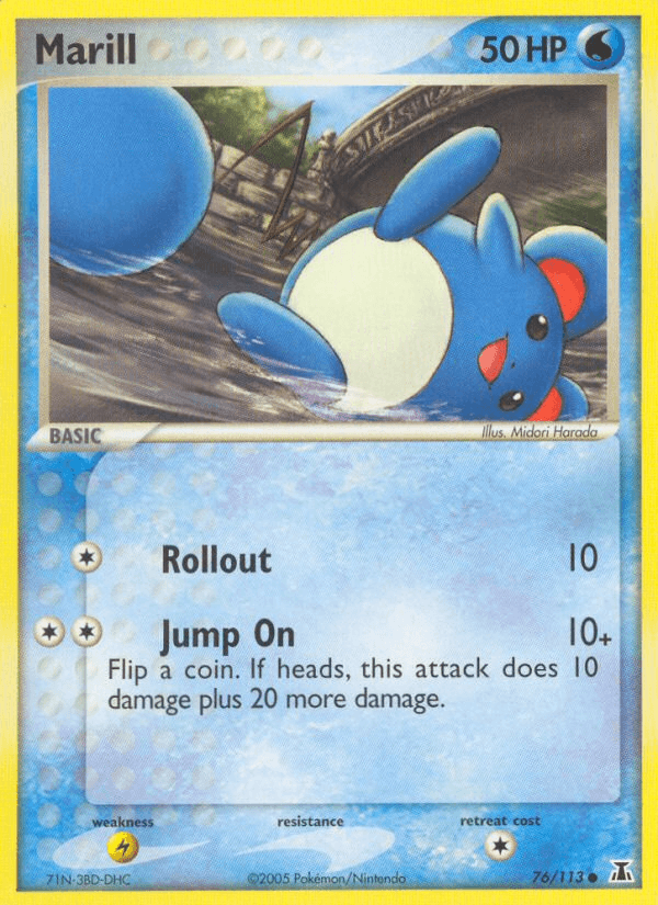 Marill (76/113) [EX: Delta Species] (Online Only)