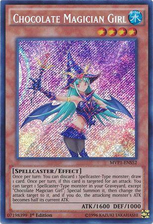 Chocolate Magician Girl [MVP1-ENS52] Secret Rare (ONLINE ORDER ONLY)