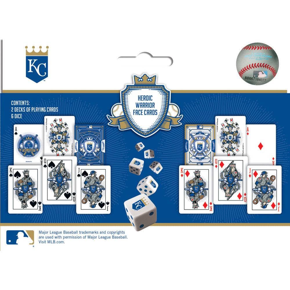 Kansas City Royals - 2-Pack Playing Cards & Dice Set
