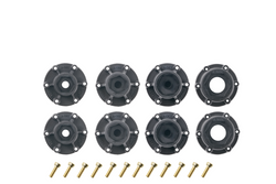 Louise R/C MT-Rock Soft 1/10 2.8" Monster Truck Belted Tires, Removable Hex (12/14/17mm)