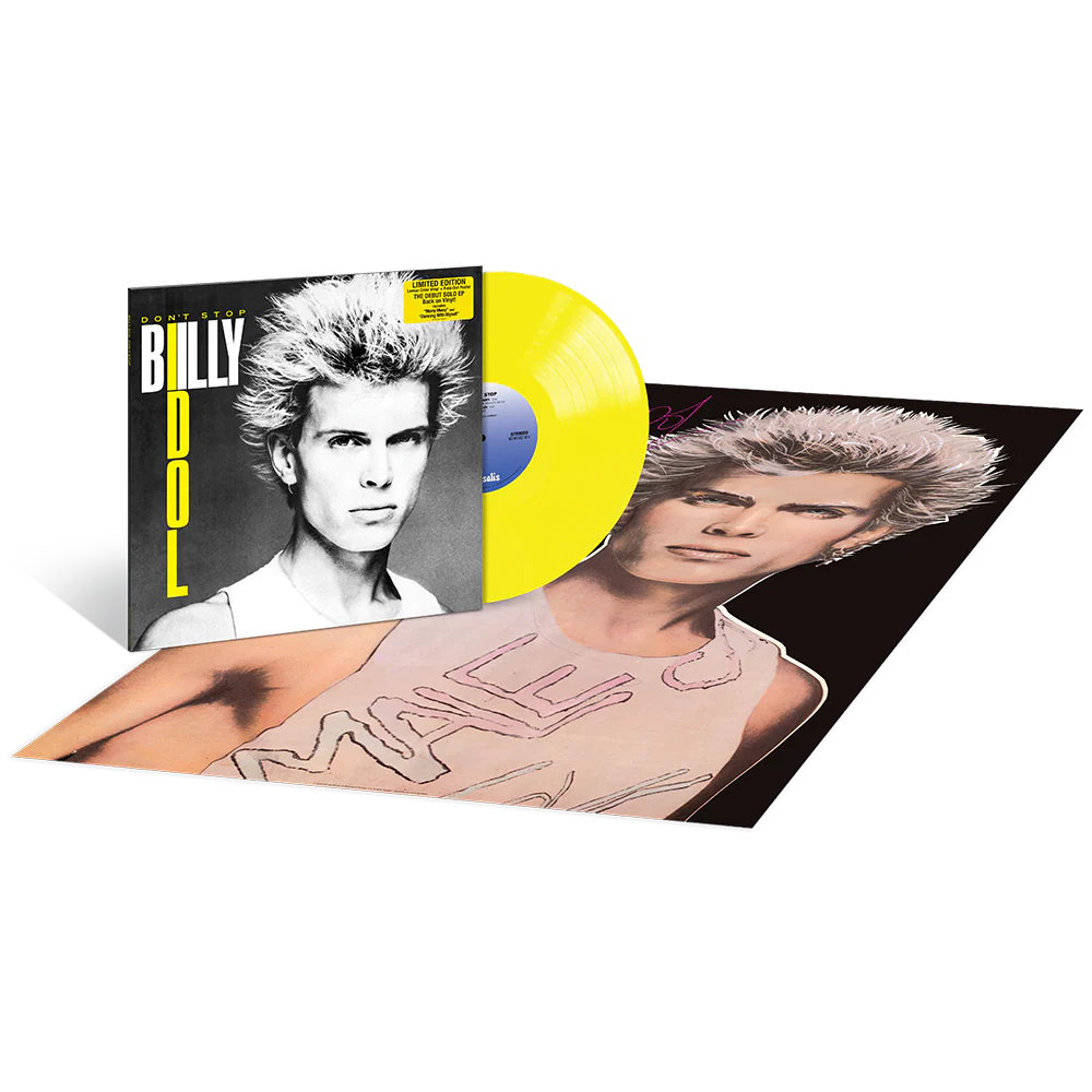 Billy Idol - Don't Stop (Extended Play) (Limited Edition, "Lemon Jelly" Colored Vinyl) [Vinyl] (ONLINE ORDER ONLY)