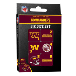 Washington Commanders Dice Set - 19mm