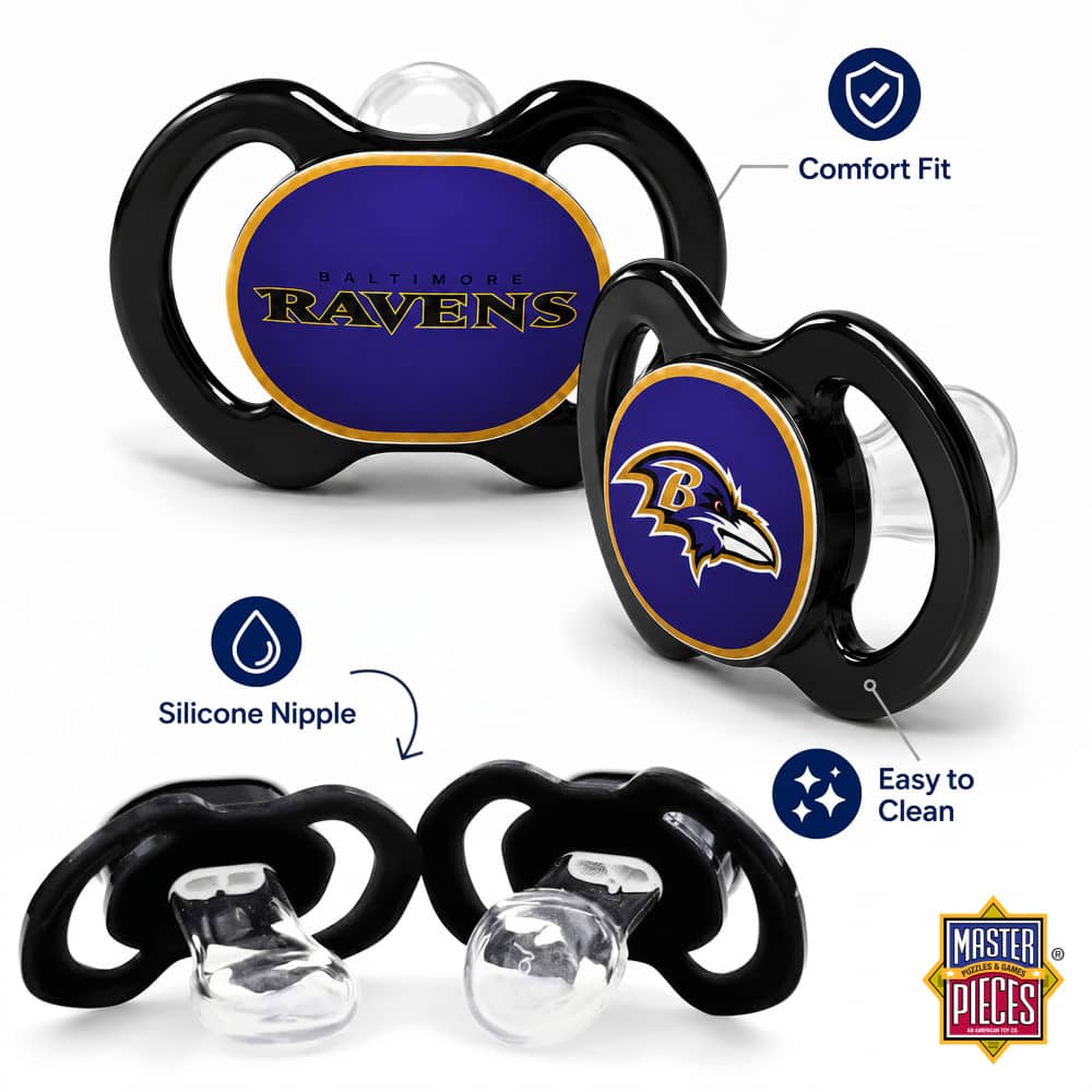 Baltimore Ravens - Pacifier 2-Pack
