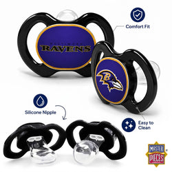 Baltimore Ravens - Pacifier 2-Pack