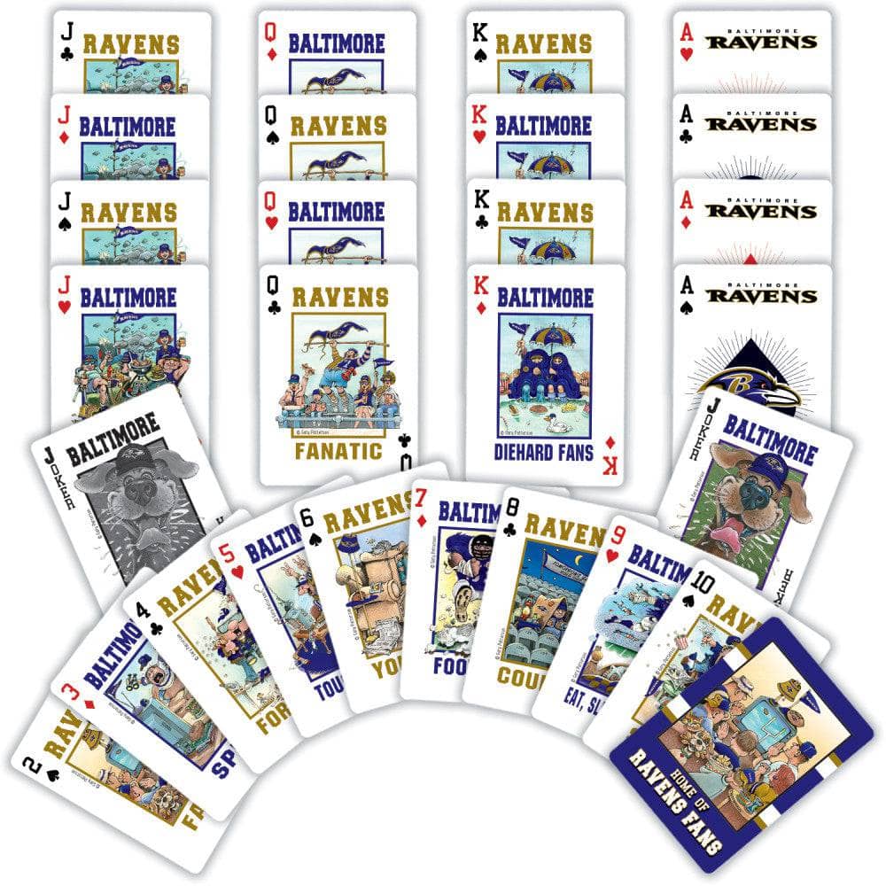 Baltimore Ravens Fan Deck Playing Cards - 54 Card Deck